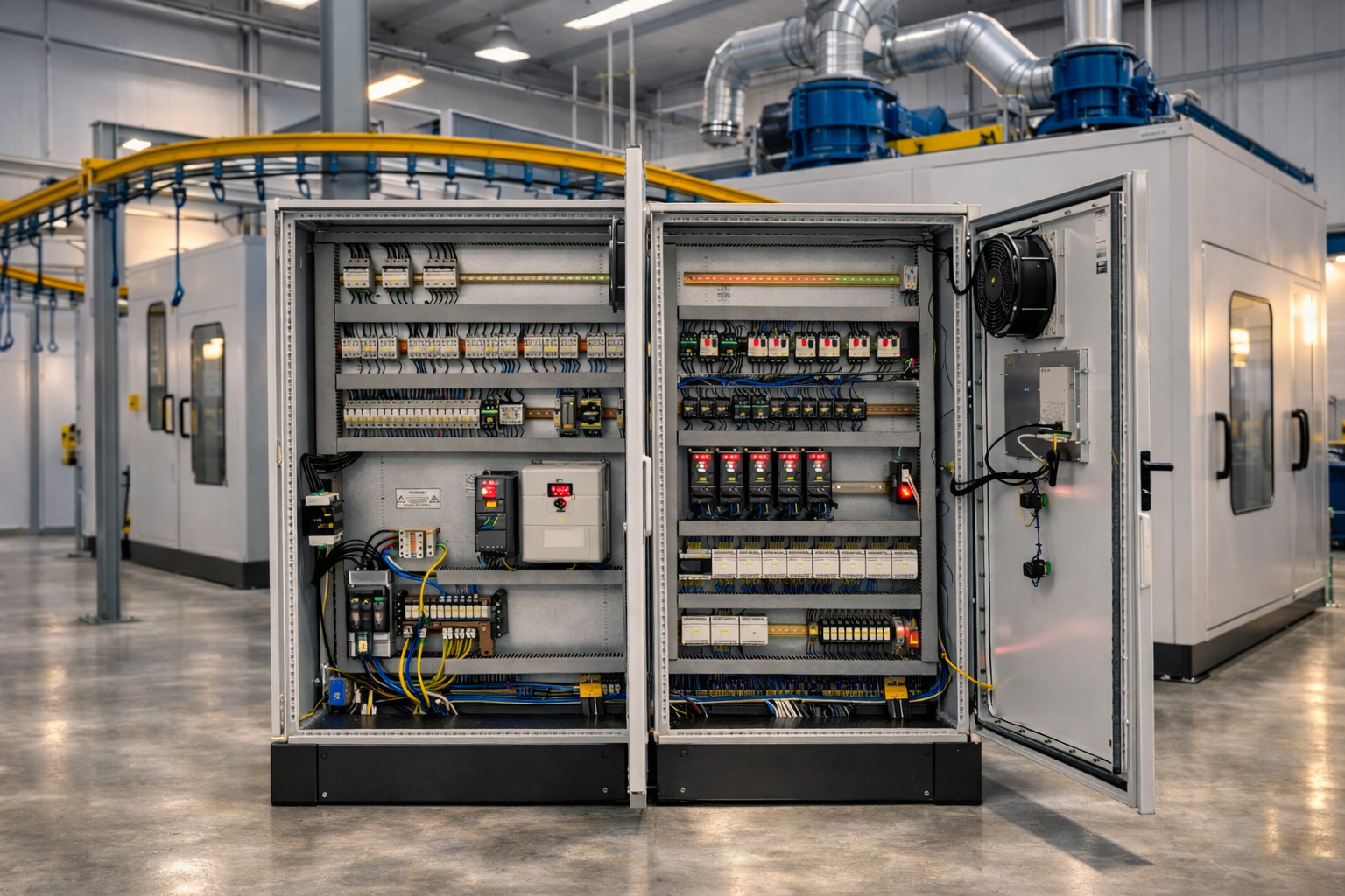 Porszóró festősor – PLCszerviz